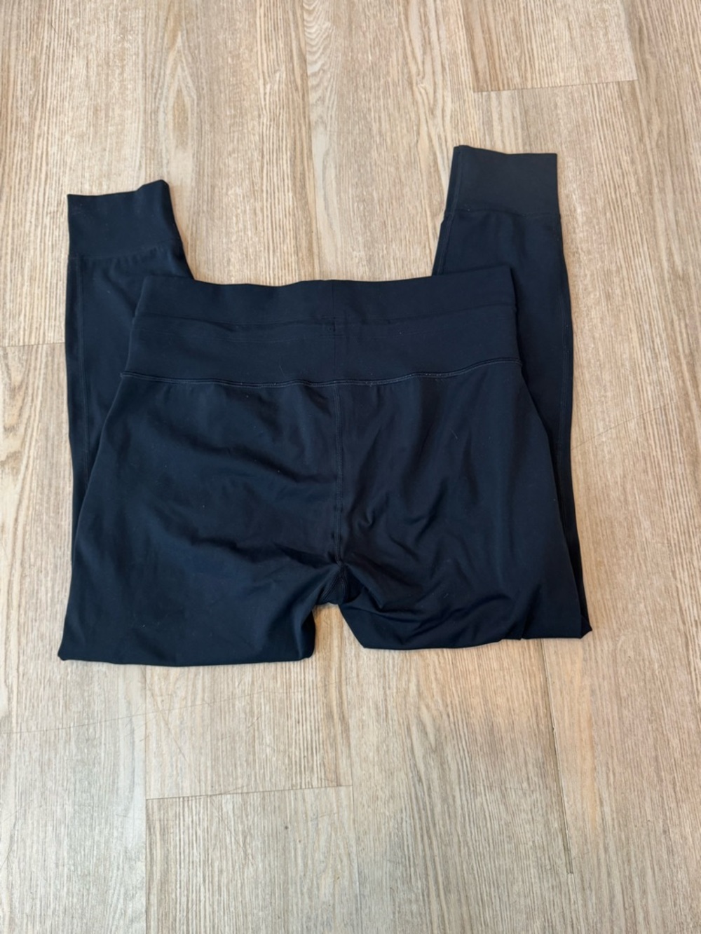 Vuori Daily Form Navy Blue High Rise Activewear Drawstring Leggings Size Large - Picture 7 of 7